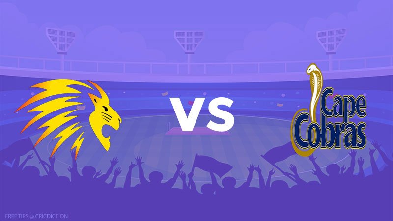 Cape Cobras vs Lions