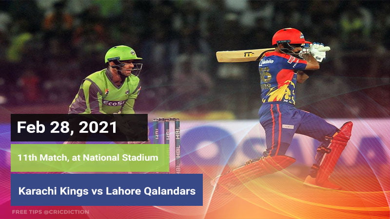 Karachi Kings vs Lahore Qalandars