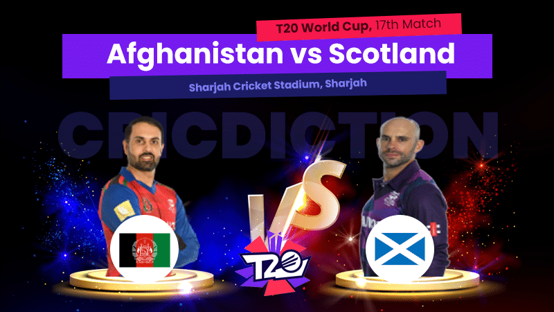 AFG vs SCO, 17th Match