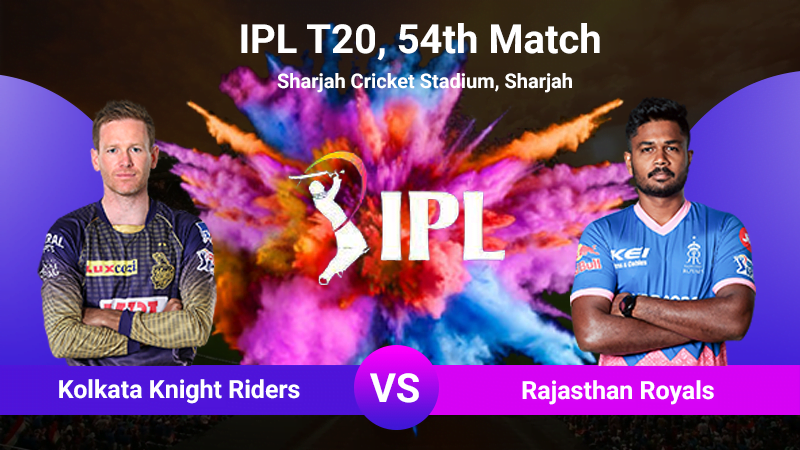 KKR vs RR, 54th Match
