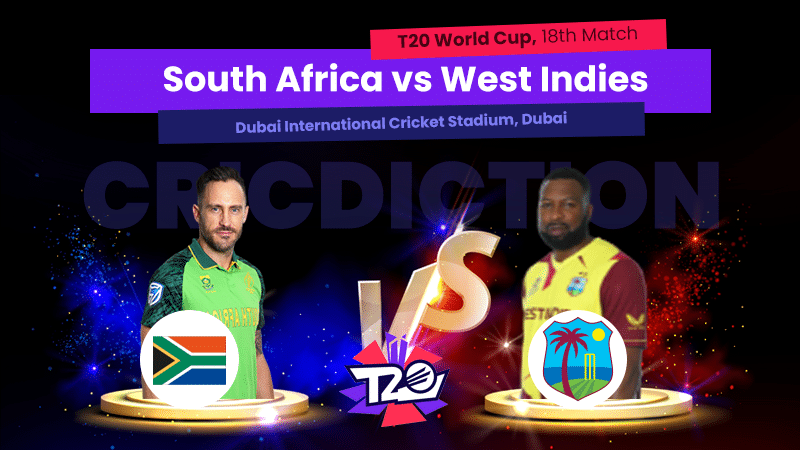 SA vs WI, 18th Match