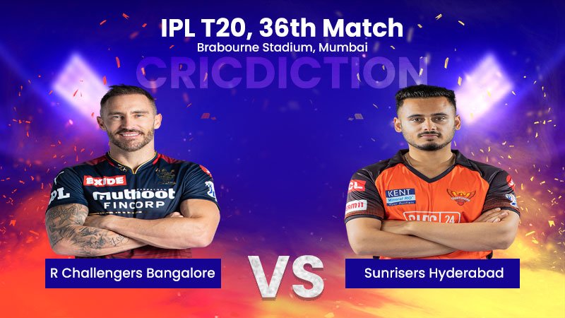 RCB vs SRH, 36th Match