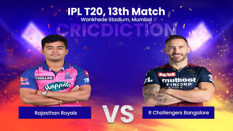 RR vs RCB, 13th Match