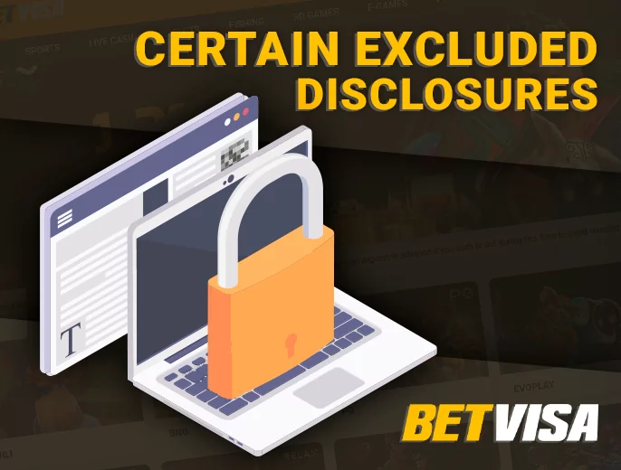 BetVisa ওয়েবসাইটে প্লেয়ারের তথ্য প্রকাশ করার কারণ