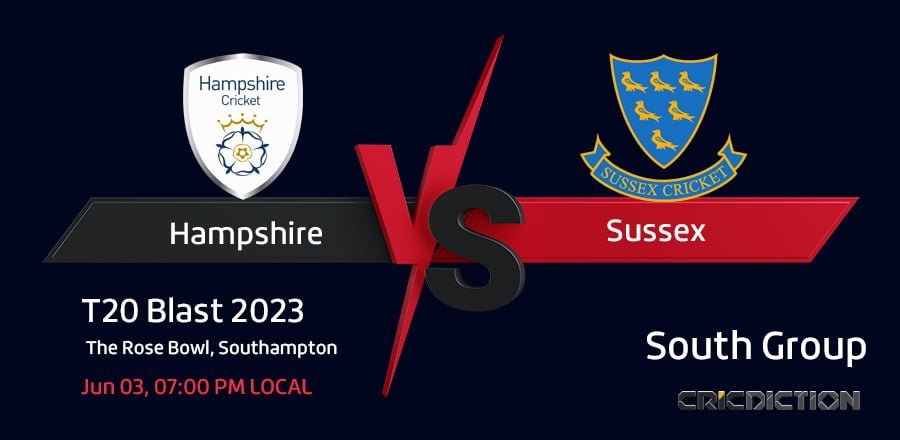 Hampshire vs Sussex, South Group