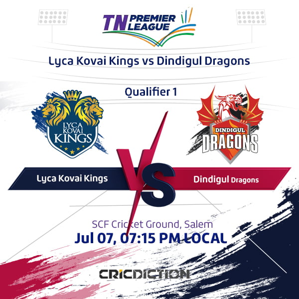 Lyca Kovai Kings vs Dindigul Dragons, Qualifier 1