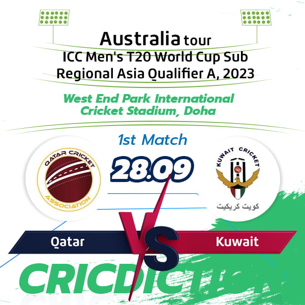 Qatar vs Kuwait, 1st Match