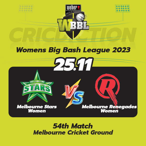 Melbourne Stars Women vs Melbourne Renegades Women, 54th Match