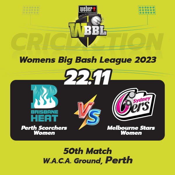 Perth Scorchers Women vs Melbourne Stars Women, 50th Match